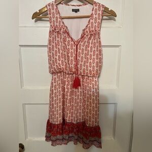 Lily Rose Junior’s V Neck Cinched Waist Sleeveless Dress - Size XS